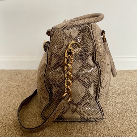 Michael Kors Python Hamilton Tote - Picture 3 of 7
